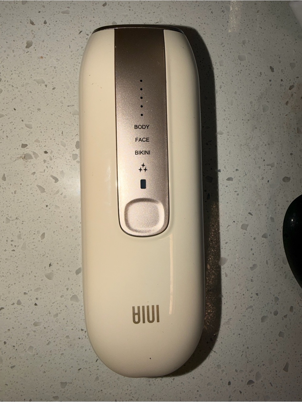 Cream and Rose Gold IPL Hair Removal Device for Women